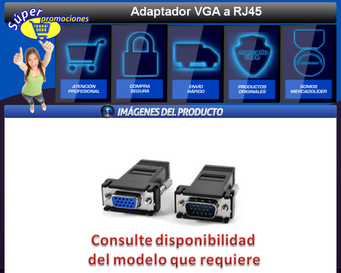 RJ45 a VGA 1